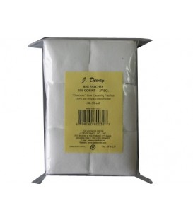 Патчи квадратные Dewey 2" для кал...30-.35, хлопок, белый, 500 шт./уп.