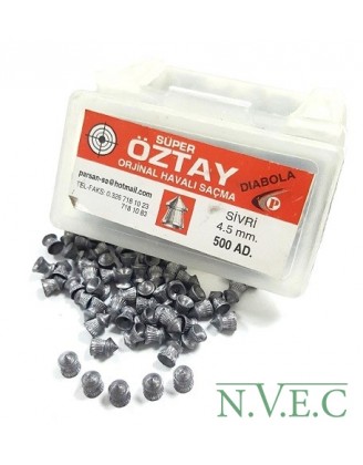 Пульки Super OZTAY diabolo кал. 4,5 мм (500 шт./бан.)