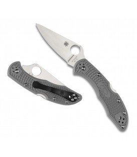 Нож Spyderco Delica 4 Flat Ground ц:серый