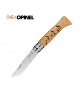 Нож Opinel 8 VRI "Олень", дуб