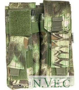 Подсумок Skif Tac для 2-х магазинов АК/AR, 2-х пистолетных ц:kryptek green
