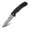 Нож Tekut "ZERO" серии EDC, лезвие 80мм., сталь 12C27, рукоять G10, клипса, цвет - черный, 63гр.