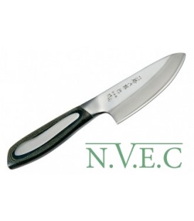Нож Деба мини Tojiro Flash, 105 мм, сталь VG10, 37 слоев, рукоять микарта (FF-DE105)