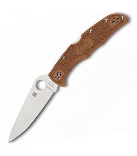 Нож Spyderco Endura 4 Flat Ground, ц:коричневый