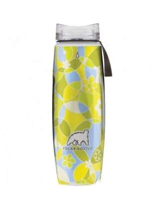 Термобутылка Polar Bottle Ergo Graphic (650мл), circles&flowers Термобутылка Polar Bottle Ergo Graphic (650мл), circles&flowers