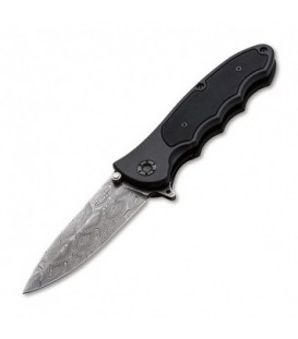 Нож Boker Leopard Damast III Black