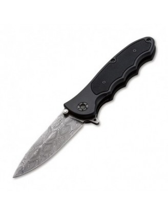 Нож Boker Leopard Damast III Black