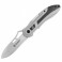 Нож складной Ganzo G621 (длина: 193мм, лезвие: 80мм, сатин), серый