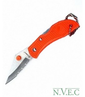 Нож складной Ganzo G623S (длина: 110мм, лезвие: 45мм, сатин), оранжевый