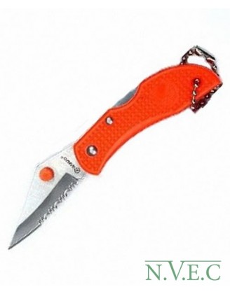 Нож складной Ganzo G623S (длина: 110мм, лезвие: 45мм, сатин), оранжевый