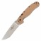 Нож складной Ontario RAT-1A (длина: 219мм, лезвие: 84мм, сатин), tan 8870TN