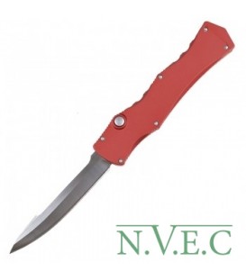 Нож автоматический Microtech Halo IV Rev II (длина: 235мм, лезвие: 100мм), красный