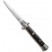 Нож выкидной (длина: 22cm, лезвие: 9.5cm), черный