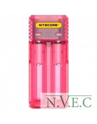 Зарядное устройство Nitecore Q2 (2 канала), розовое
