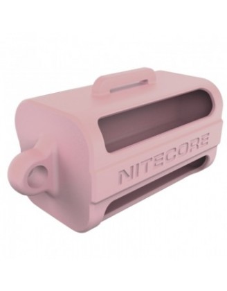 Магазин для аккумуляторов, мультизадачный Nitecore NBM40 (4х18650), розовый