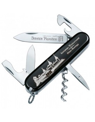 Мультитул Victorinox Spartan Castle (91мм, 12 функций), черный 1.3603.3R20