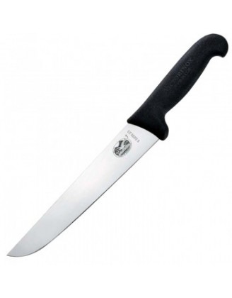 Нож бытовой, кухонный Victorinox Fibrox Butcher (лезвие: 230мм), черный 5.5203.23