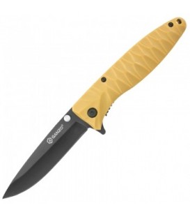 Нож складной Ganzo G620-Y1 (длина: 205мм, лезвие: 88мм, черное), желтый