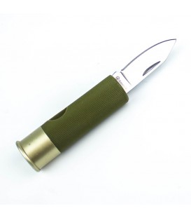 Нож складной Ganzo G624M (длина: 102мм, лезвие: 42мм, сатин), зеленый