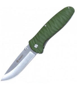 Нож складной Ganzo G6252 (длина: 210мм, лезвие: 89мм, сатин), зеленый