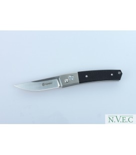 Нож складной Ganzo G7361 (длина: 195мм, лезвие: 80мм, сатин), черный