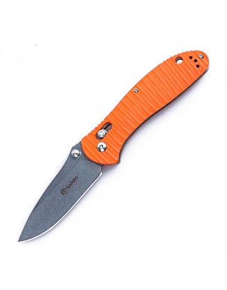 Нож складной Ganzo G7392P (длина: 205мм, лезвие: 87мм, сатин), оранжевый