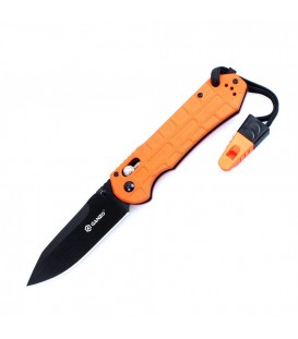 Нож складной Ganzo G7453P-WS (длина: 210мм, лезвие: 90мм, черное), оранжевый
