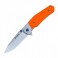 Нож складной Ganzo G7492 (длина: 205мм, лезвие: 87мм, сатин), оранжевый