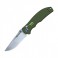 Нож складной Ganzo G7501 (длина: 210мм, лезвие: 89мм, сатин), зеленый