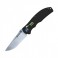 Нож складной Ganzo G7501 (длина: 210мм, лезвие: 89мм, сатин), черный
