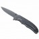 Складной нож BOKER "Стальная змея" с зажимом (полная длина 22.5см, длина лезвия 10см), черный