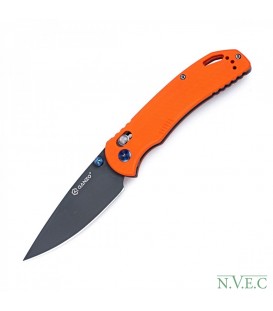 Нож складной Ganzo G7533 (длина: 210мм, лезвие: 89мм, сатин), оранжевый