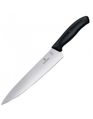 Нож бытовой, кухонный Victorinox SwissClassic Carving (лезвие: 220мм), черный 6.8003.22 Нож бытовой, кухонный Victorinox SwissClassic Carving (лезвие: 220мм), черный 6.8003.22