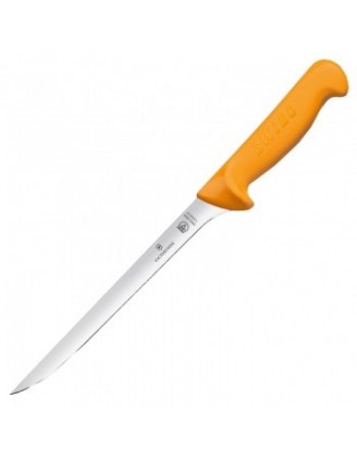 Нож бытовой, кухонный Victorinox Swibo Fish Filleting Flex (лезвие: 200мм), желтый 58450.20