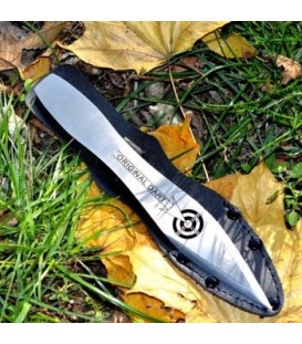 Нож метательный KN-03 в ножнах (полная длин 22см, длина лезвия 10.5см), серебристый
