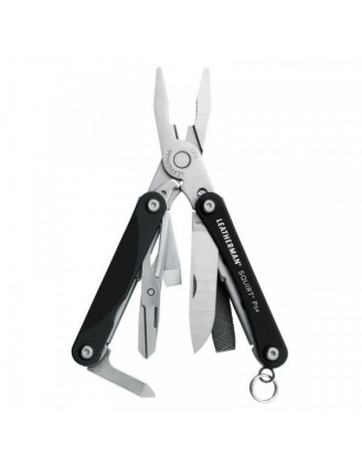 Мультиинструмент LEATHERMAN Squirt PS4 BLACK, картонная коробка 831233 Мультиинструмент LEATHERMAN Squirt PS4 BLACK, картонная коробка 831233