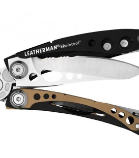 Мультиинструмент LEATHERMAN Skeletool - COYOTE, синтетический чехол, картонная коробка 832207