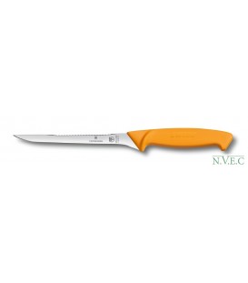 Нож кухонный Victorinox Swibo, желтый, 16 см 5.8448.16