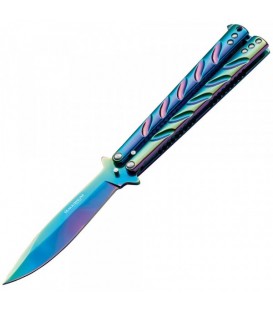 Нож Boker Magnum Balisong Rainbow