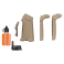 Пистолетная рукоятка  MIAD® GEN 1,1 Grip Kit - TYPE 1 - Flat Dark Earth (MAG520-FDE)