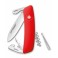 Нож Swiza D03, красный, 11 ф., штопор (KNI.0030.1000)