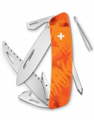 Нож Swiza C06, оранж. filix, 12 ф., пилка \ отвертка (KNI.0060.2060)