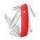 Нож Swiza J06, красный, 12 ф., пилка  отвертка (KNI.0061.1001)