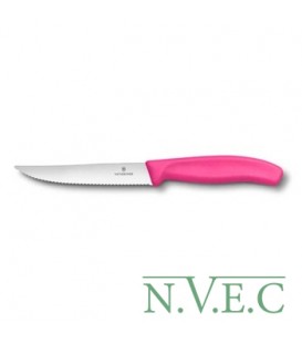 Нож кухонный Victorinox для пици, розовый  6.7936.12L5