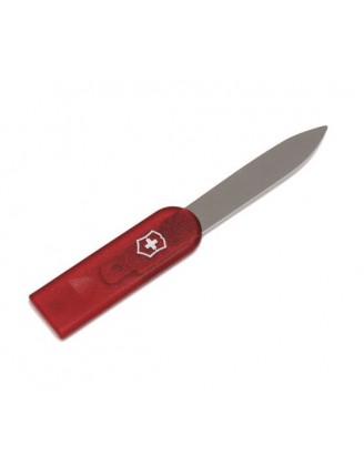 Нож для бумаги Victorinox Swiss Card, красный прозррачный A.6510.T