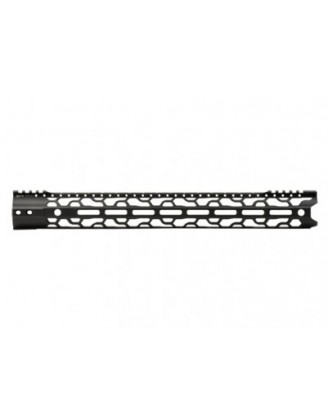 Цевье ODIN O2 Lite 17,5" M-Lok для AR10 (планка 5 слот. в компл.) ц:черный