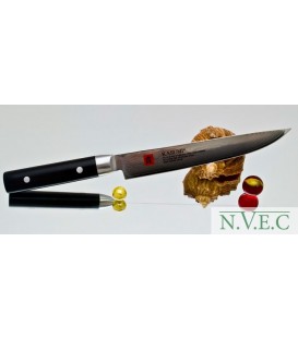 Нож кухонный Kasumi Damascus Carving, 200 mm