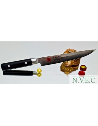 Нож кухонный Kasumi Damascus Carving, 200 mm