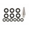 Dewey комплект колец O-Rings для направляющей ABS1 + адаптер, материал - резина, цвет - черный
