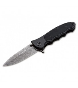 Нож Boker Leopard Damascus III Black